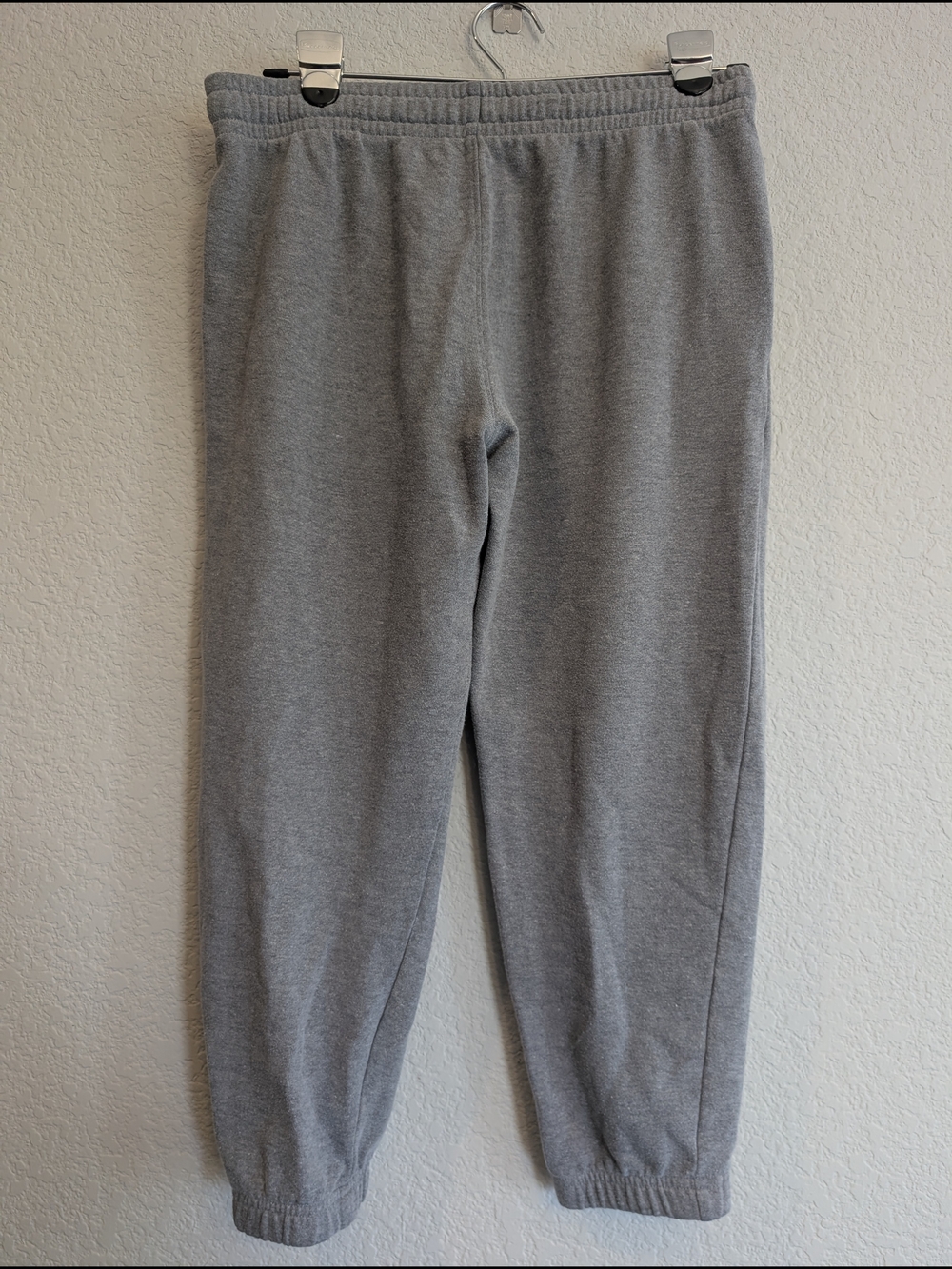 Athletic Works Gray Boy's Sz L Jogger Sweatpants - Elastic Waist - Picture 2 of 3